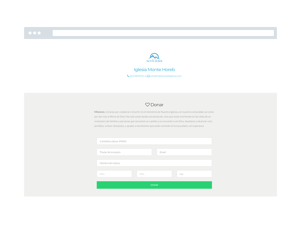 Software de donaciones para la iglesia